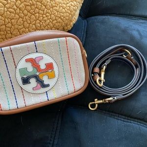 Tory Burch Perry Bombé Mini Bag in Neutral